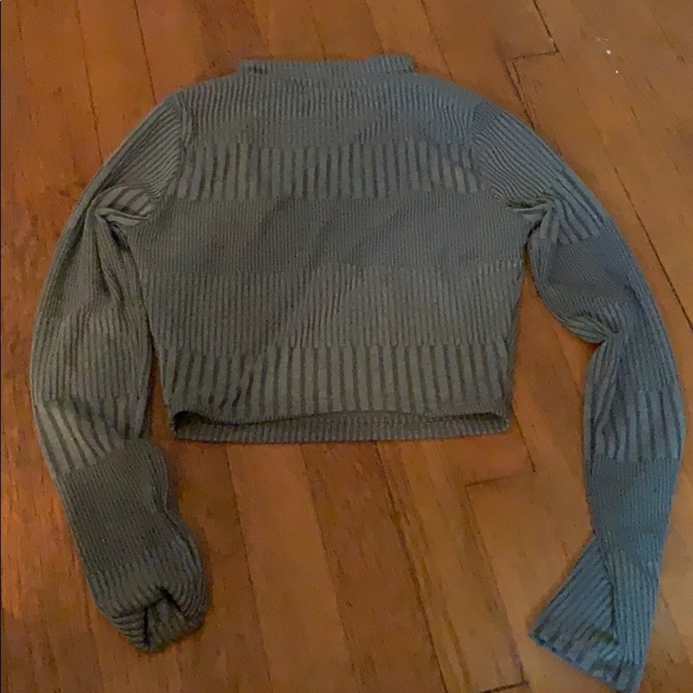 Green long sleeve fashion nova tight top